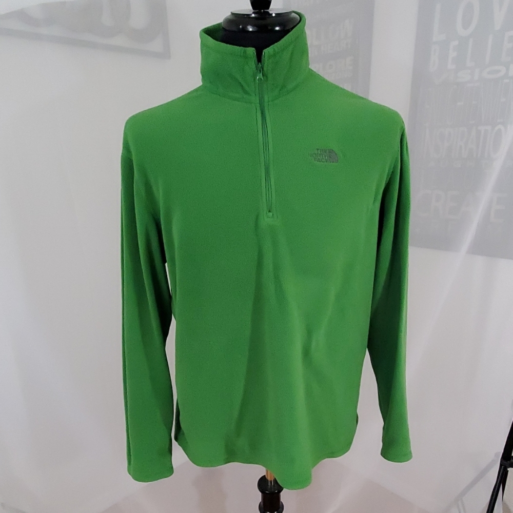 The North face 1/4 pullover sweater Lg